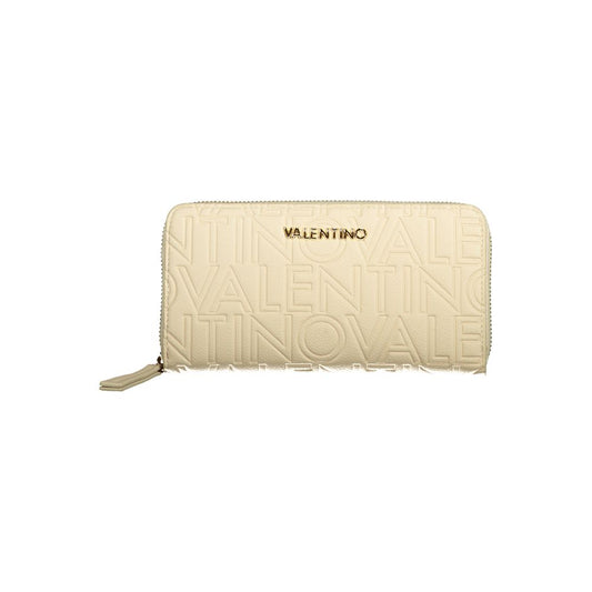 Valentino Beige Polyurethane Women's Wallet