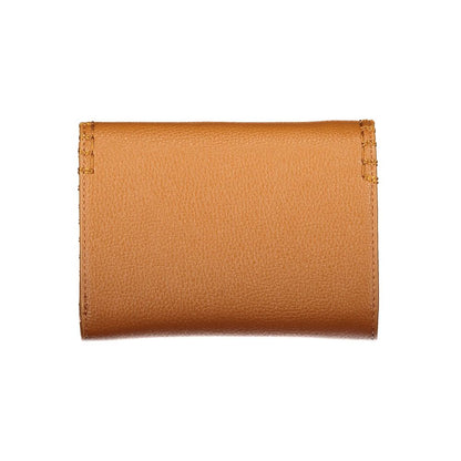 Mario Valentino Brown Polyurethane Women's Wallet
