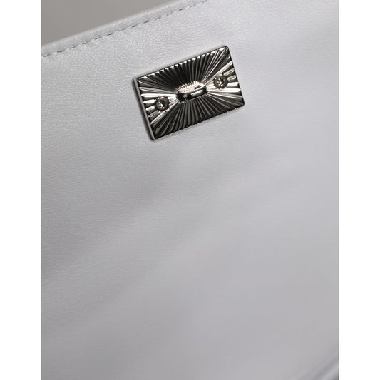 Dolce & Gabbana White Logo Plaque Crossbody Shoulder Borse Women Bag
