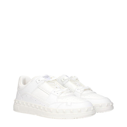 Valentino Garavani White Leather Sneakers