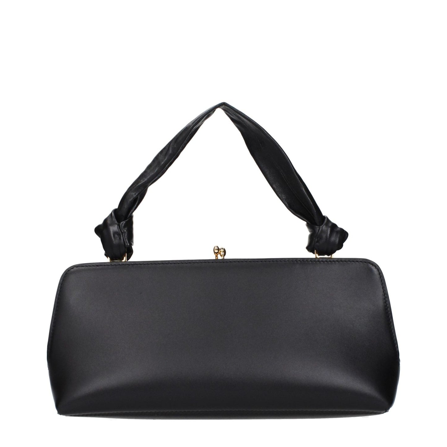 Jil Sander Black Leather Handbag
