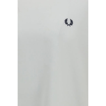 Fred Perry White Cotton T-Shirt