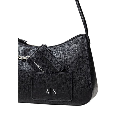 Armani Exchange Black Polyester Handbag