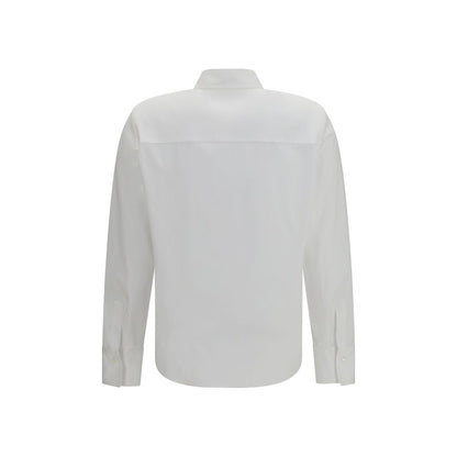 Brunello Cucinelli White Cotton Dress Shirt