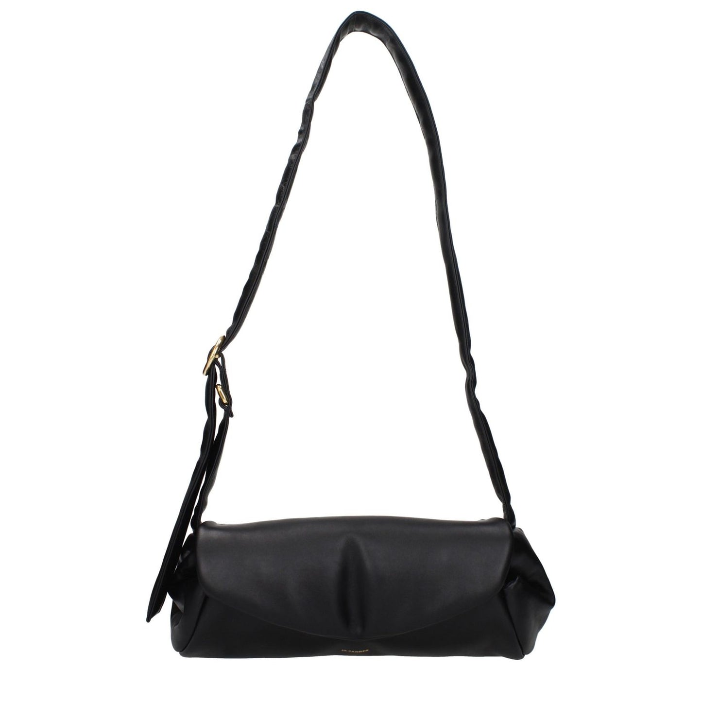 Jil Sander Black Leather Crossbody Bag