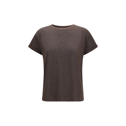 Brunello Cucinelli Brown Nylon T-Shirt