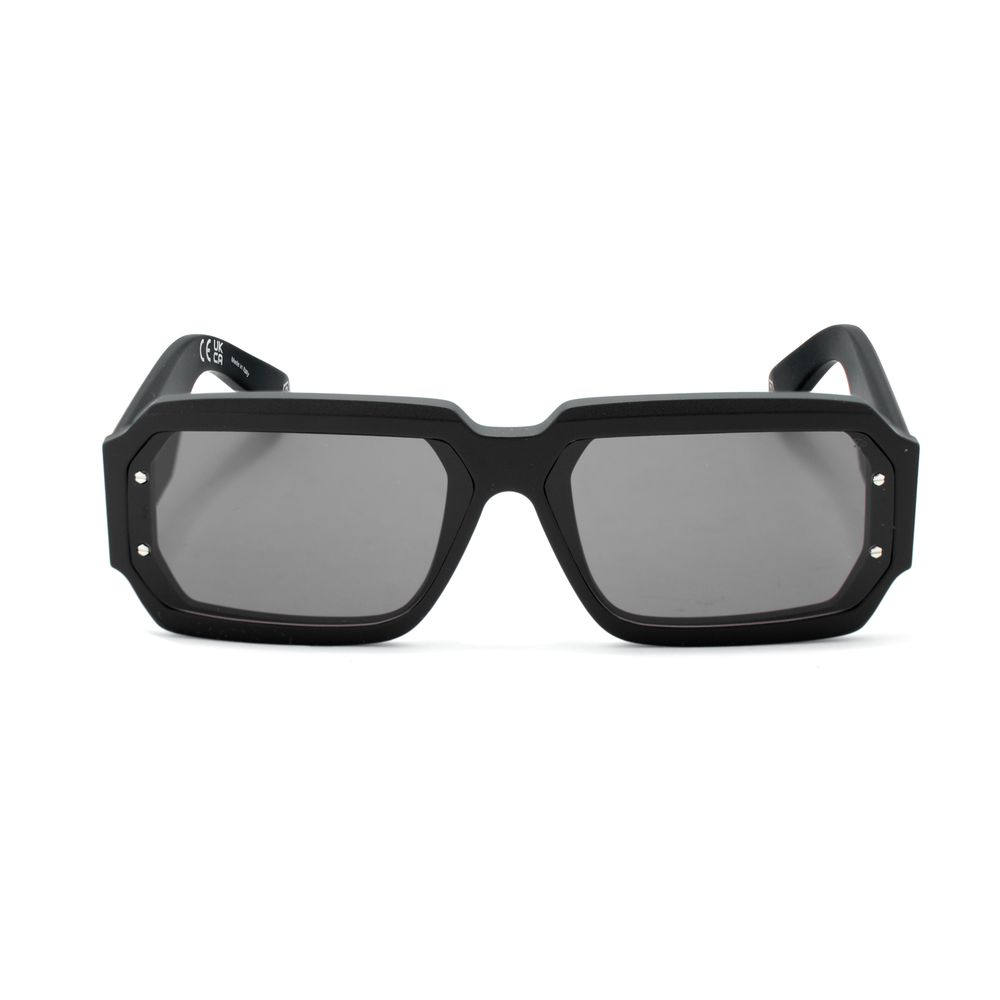 Philipp Plein Black Acetate Sunglasses