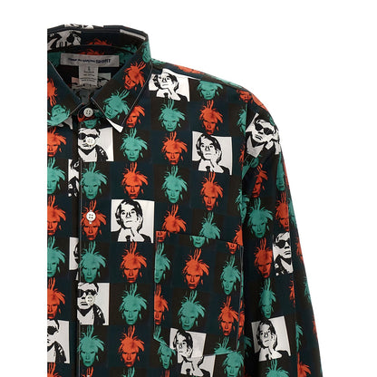 Comme Des Garçons Multicolor Cotton Blouse
