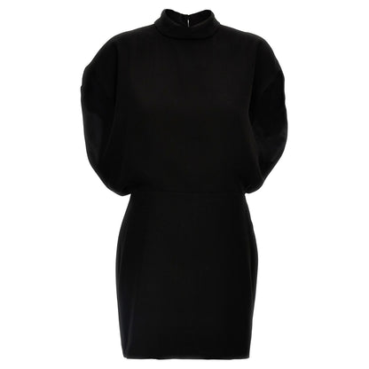 Max Mara Black Triacetate Short Dress