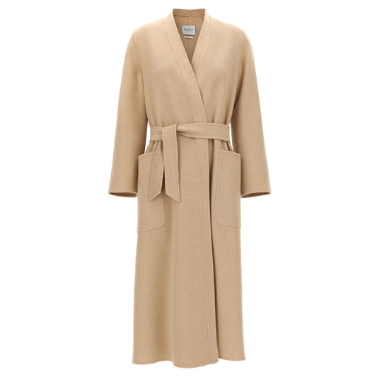 Max Mara Beige Wool Coat