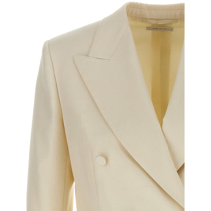 Brioni White Wool Blazer