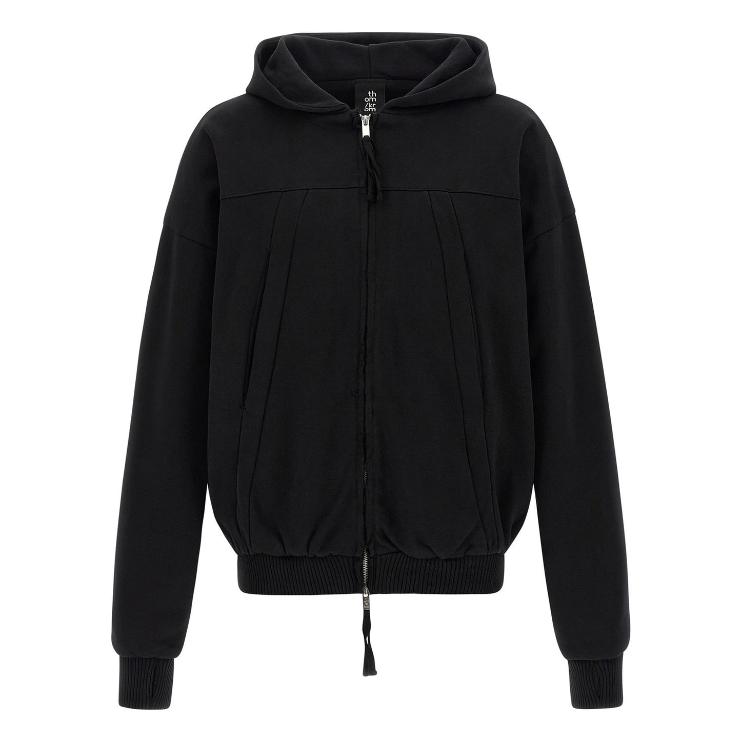 Thom Krom Black Cotton Sweatshirt