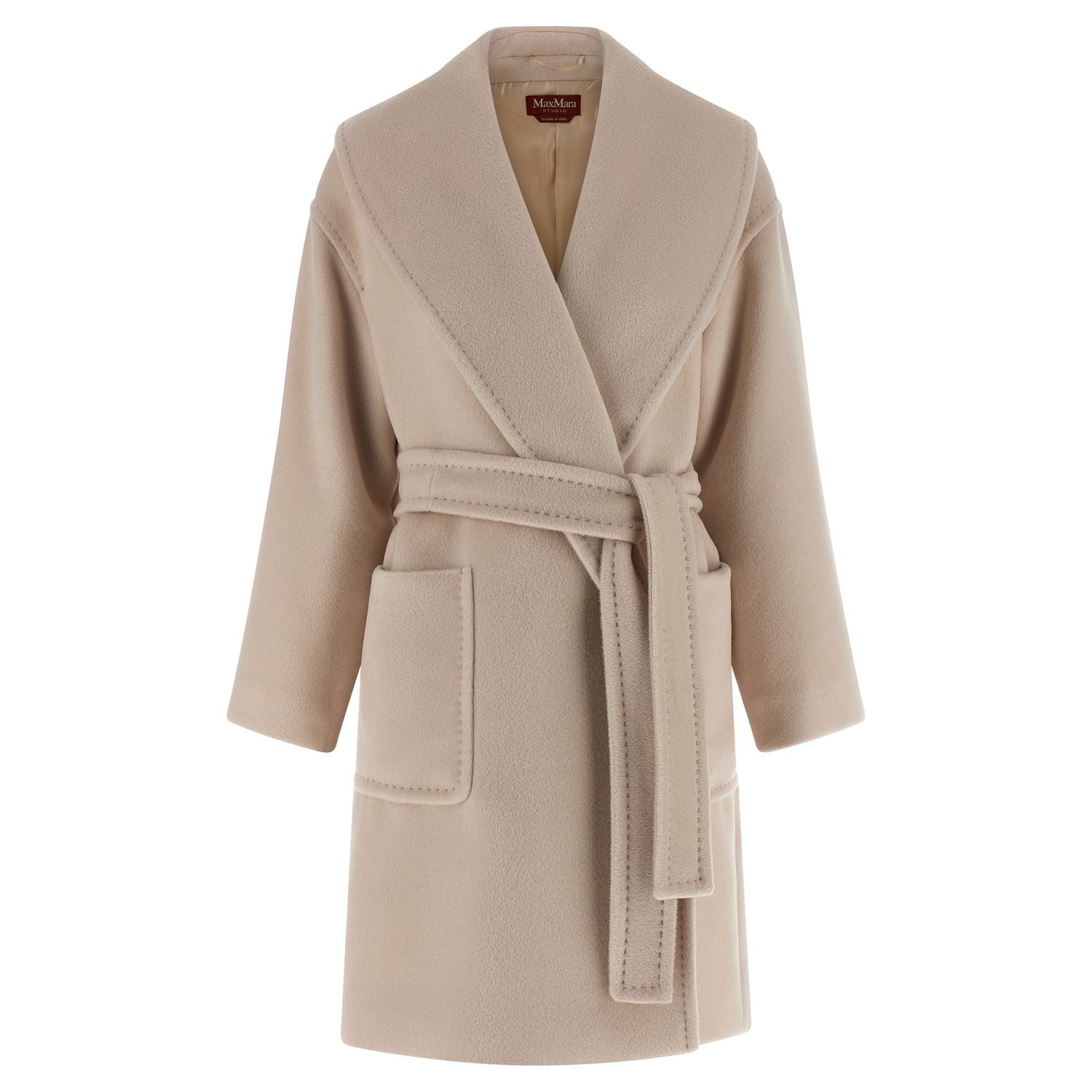 Max Mara Beige Wool Coat