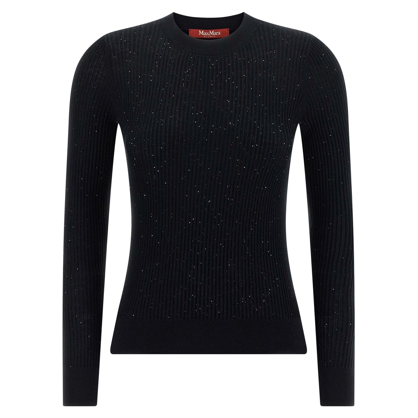 Max Mara Black Silk Cardigan