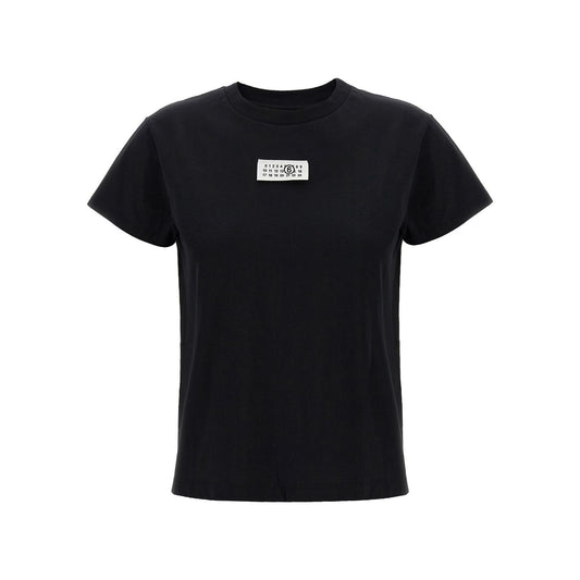 MM6 Maison Margiela Black Cotton T-Shirt