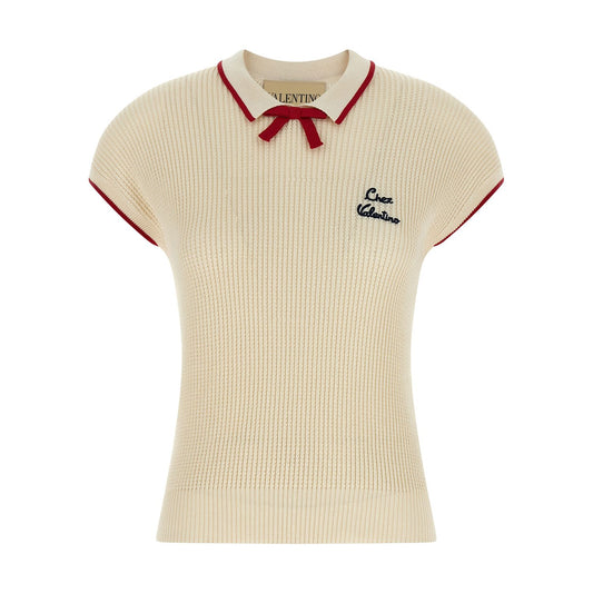 Valentino Garavani Beige Cotton Shortsleeve Shirt