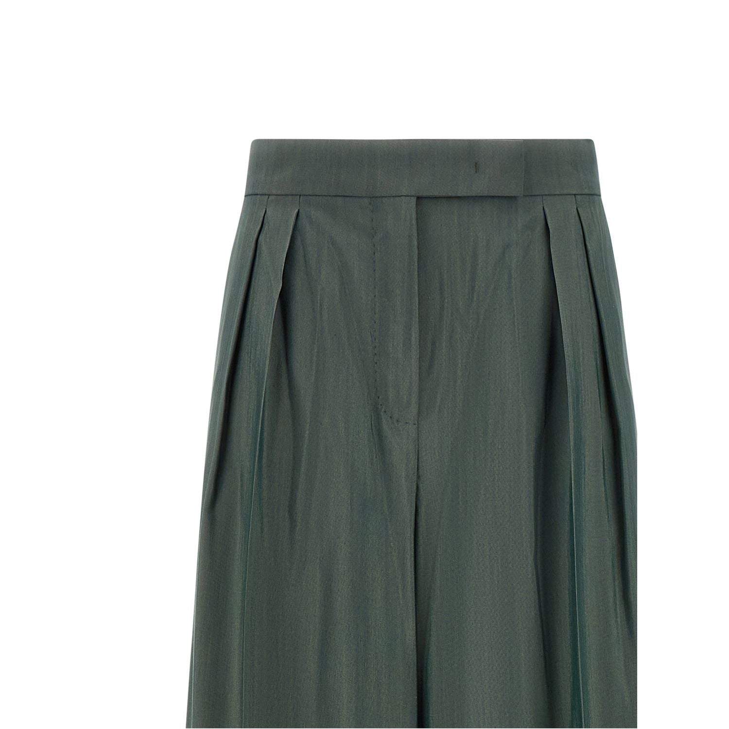 Max Mara Bicolor Virgin Wool Casual Pants