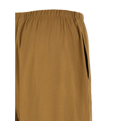 Max Mara Beige Linen Casual Pants