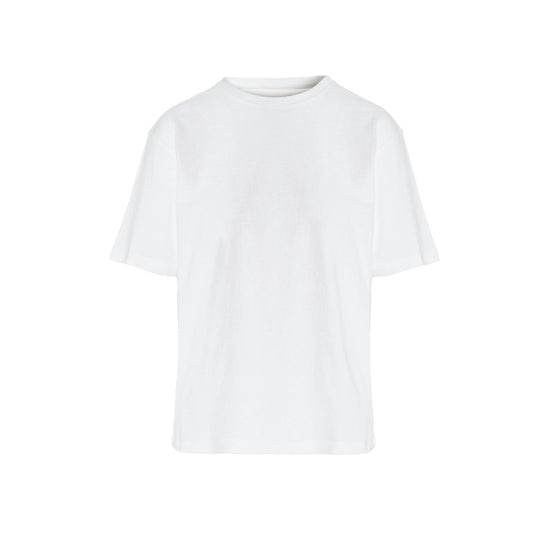 Khaite White Cotton T-Shirt