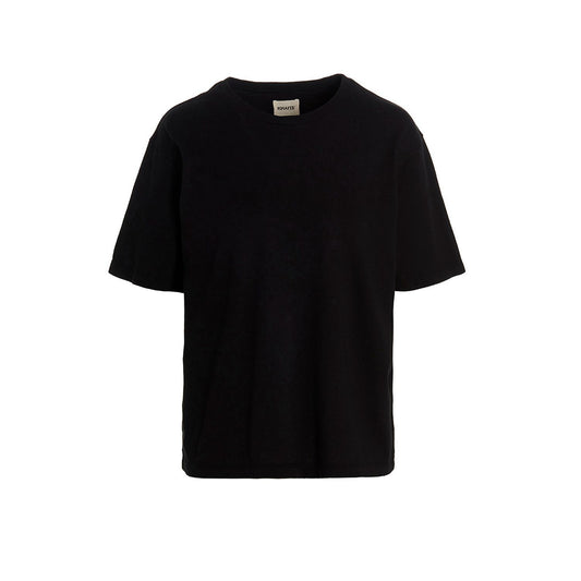 Khaite Black Cotton T-Shirt