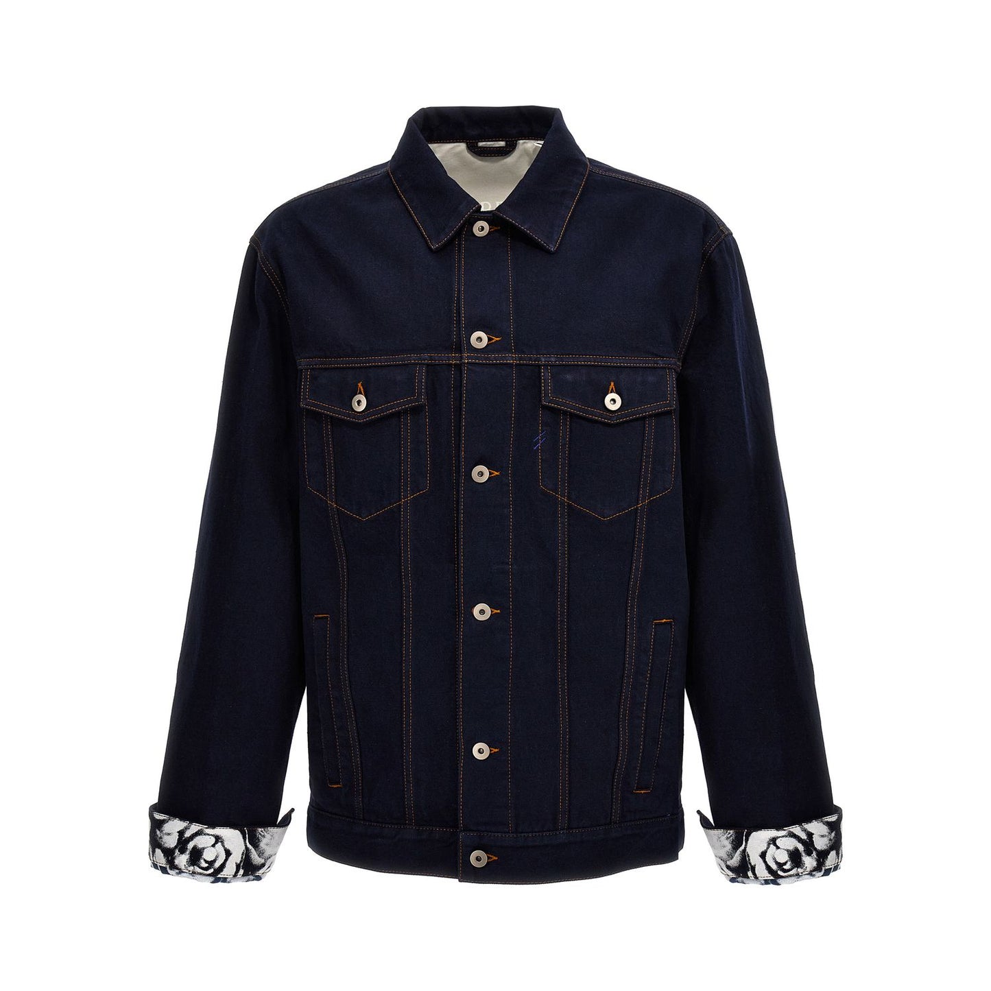 Burberry Blue Cotton Denim Jacket