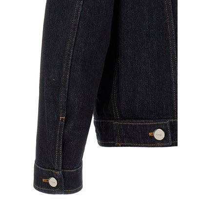 Fendi Blue Cotton Denim Jacket