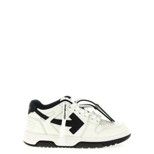 Off-White Bicolor Calfskin Low Top Sneakers