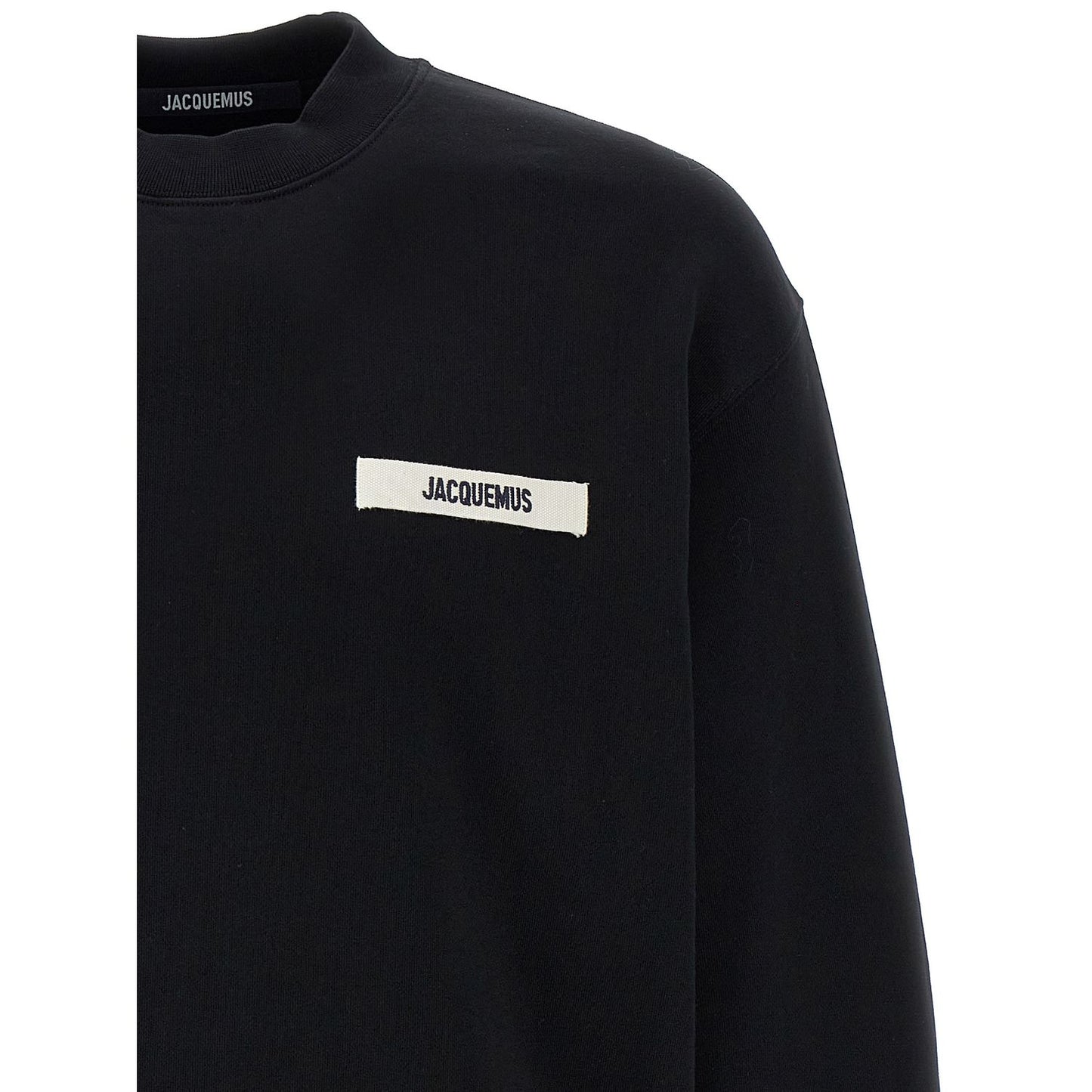Jacquemus Black Cotton Sweatshirt