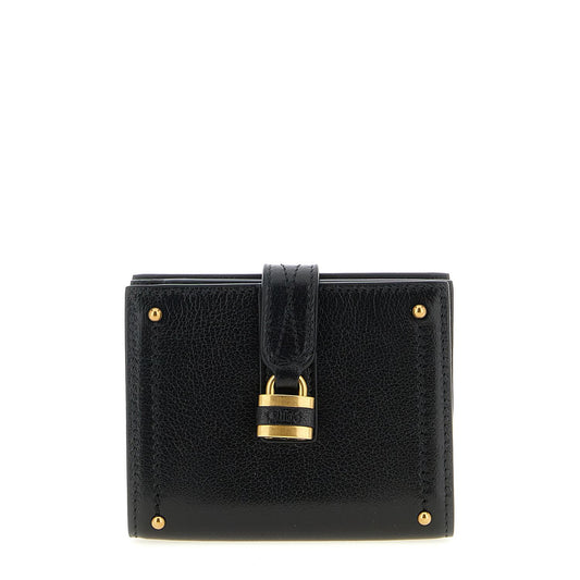 Chloé Black Buffalo Leather Cardholder
