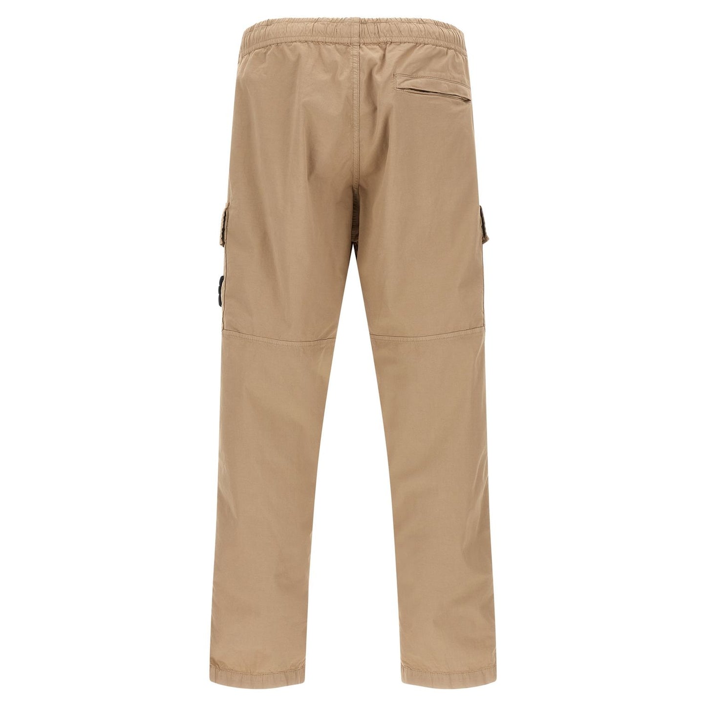 Stone Island Beige Cotton Cargo Pants