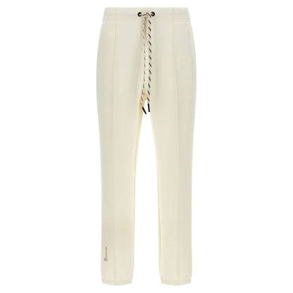 Moncler Grenoble White Polyester Joggers (Workout Pants)