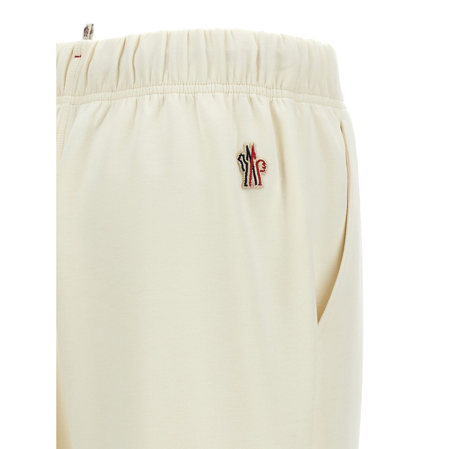 Moncler Grenoble White Polyester Joggers (Workout Pants)