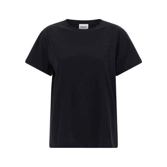 Isabel Marant Étoile Black Cotton T-Shirt
