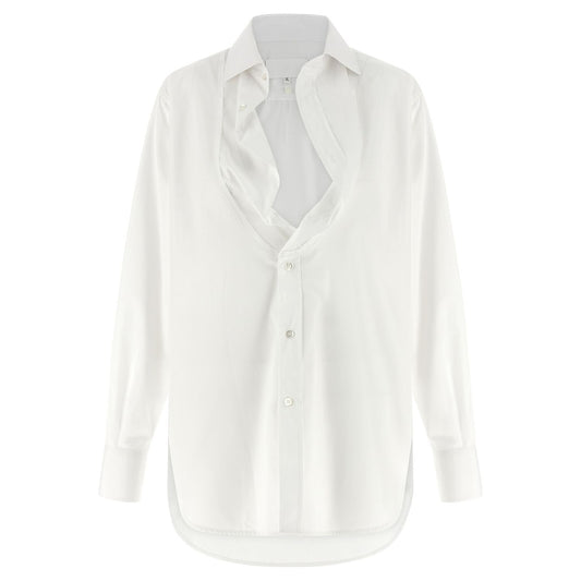 Maison Margiela White Cotton Blouse