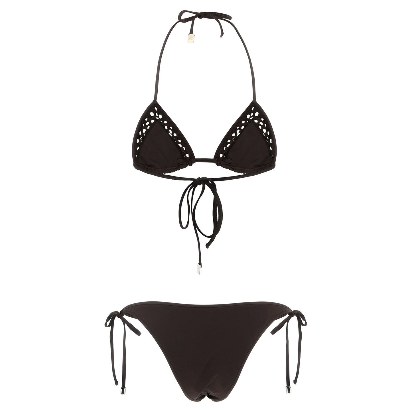 The Attico Brown Polyamide Bikini