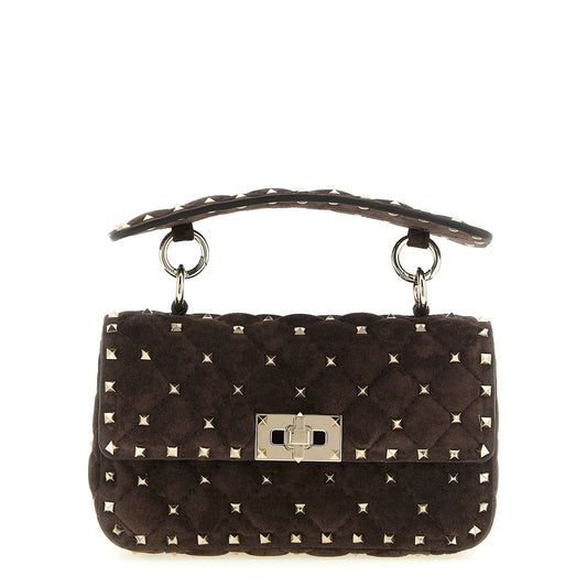 Valentino Garavani Brown Calfskin Shoulder Bag