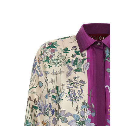 Gucci Multicolor Silk Blouse