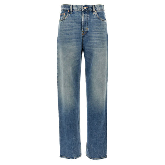 Gucci Blue Cotton Boyfriend Jeans