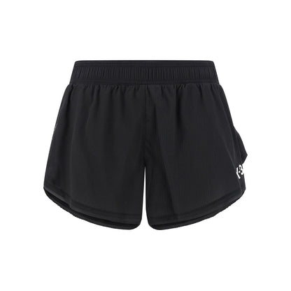 Y-3 Black Polyamide Bermuda Shorts