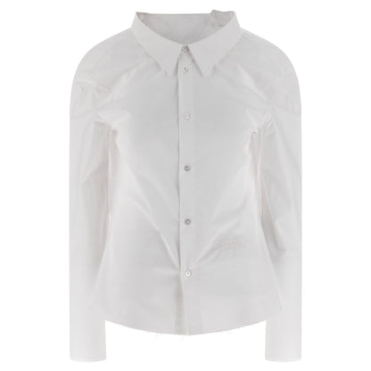MM6 Maison Margiela White Cotton Blouse