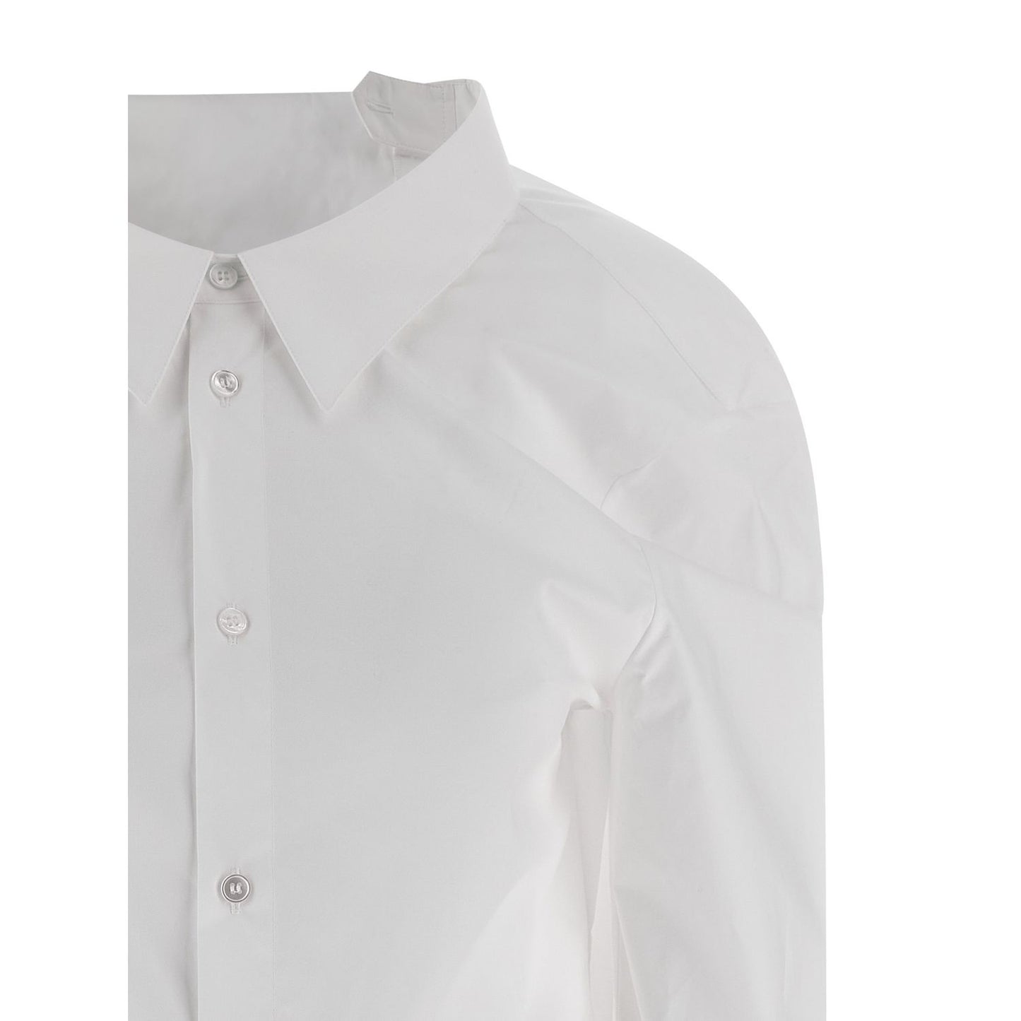 MM6 Maison Margiela White Cotton Blouse