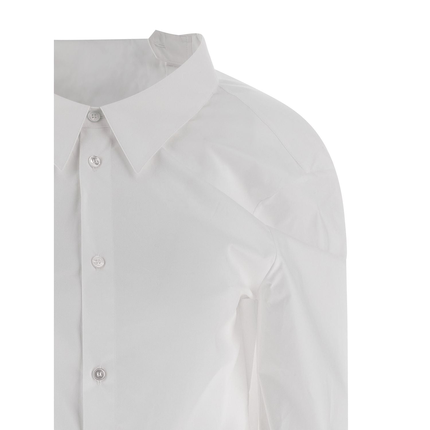 MM6 Maison Margiela White Cotton Blouse