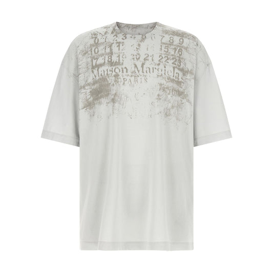 Maison Margiela Gray Cotton T-Shirt