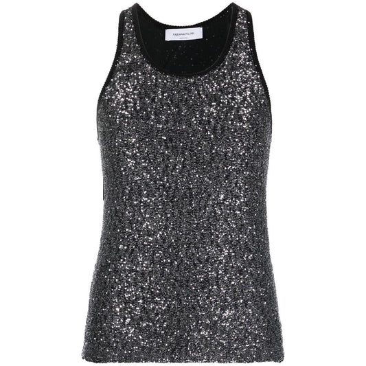 Fabiana Filippi Top Black Topwear