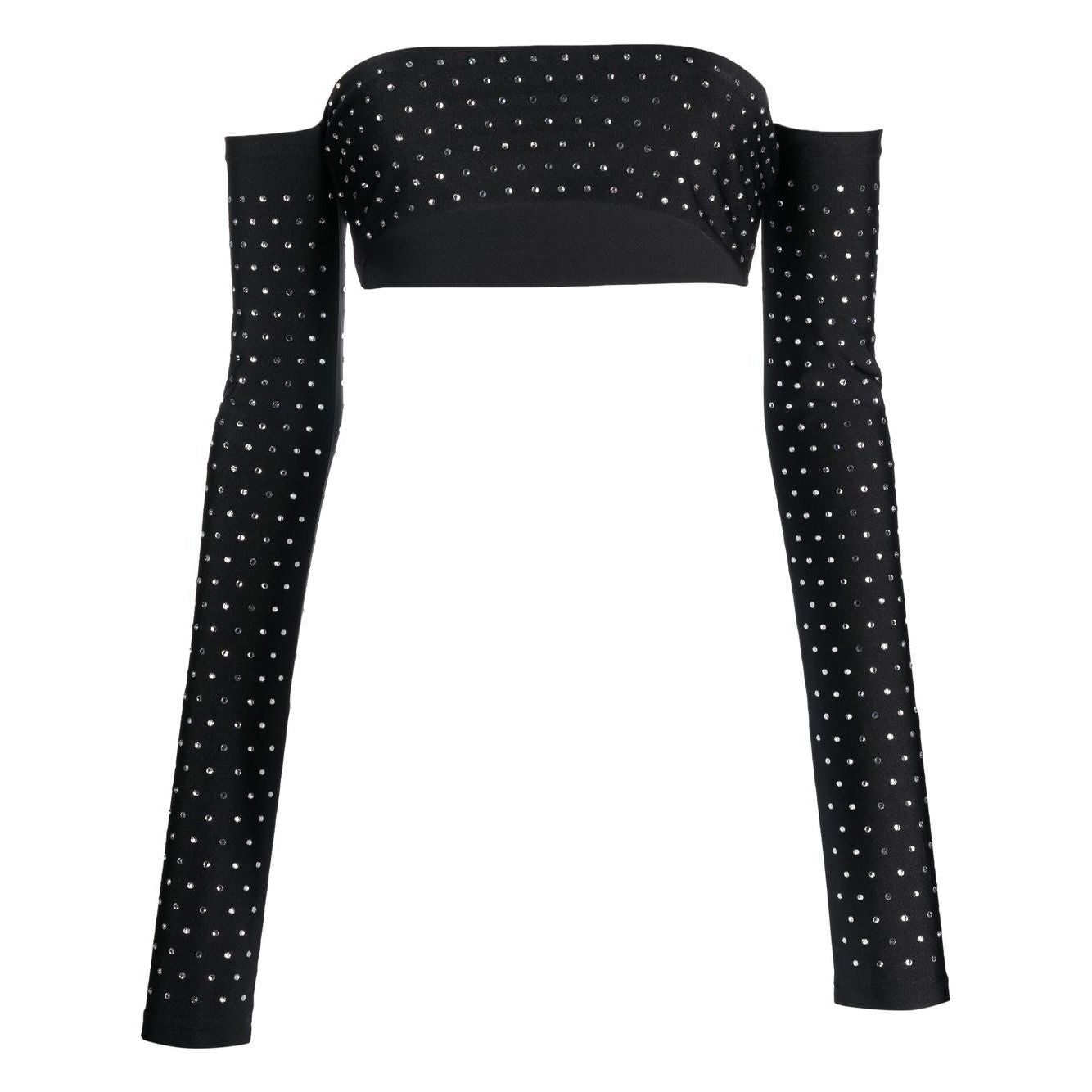 THE ANDAMANE Top Black Topwear