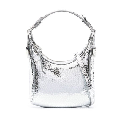 By Far Pre Cosmo metallic top-handle bag