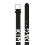 Dolce & Gabbana  logo-lettering Leather Belt
