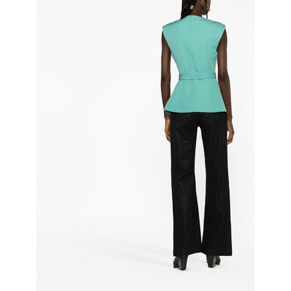 Balmain Sleeveless belted jacket