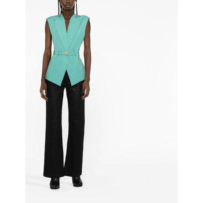 Balmain Sleeveless belted jacket