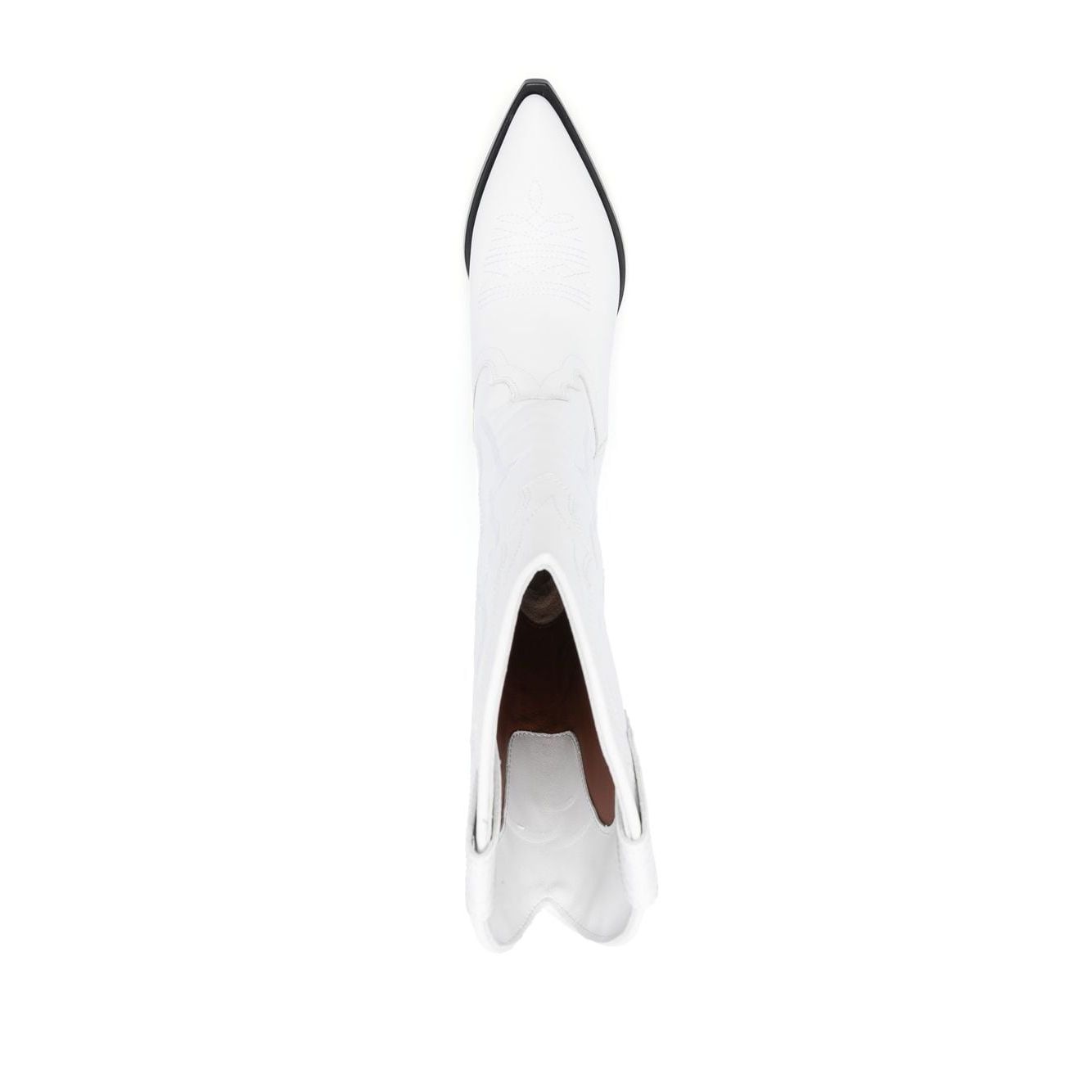 Front view with bag zipped and handles upright.